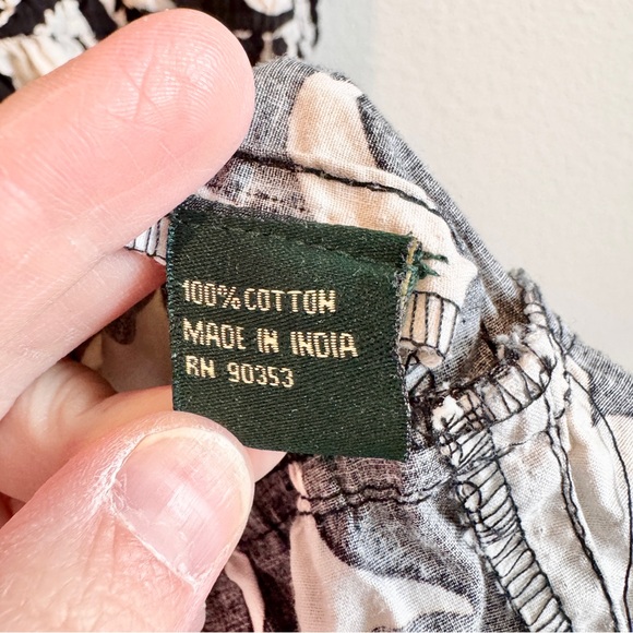 Boho Coastal Cottagecore Tiered Midi Dress 3X Black White Plus Size Chic - Picture 7 of 13